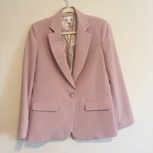 Topshop Women's Pink/Lilac Blazer Size 4